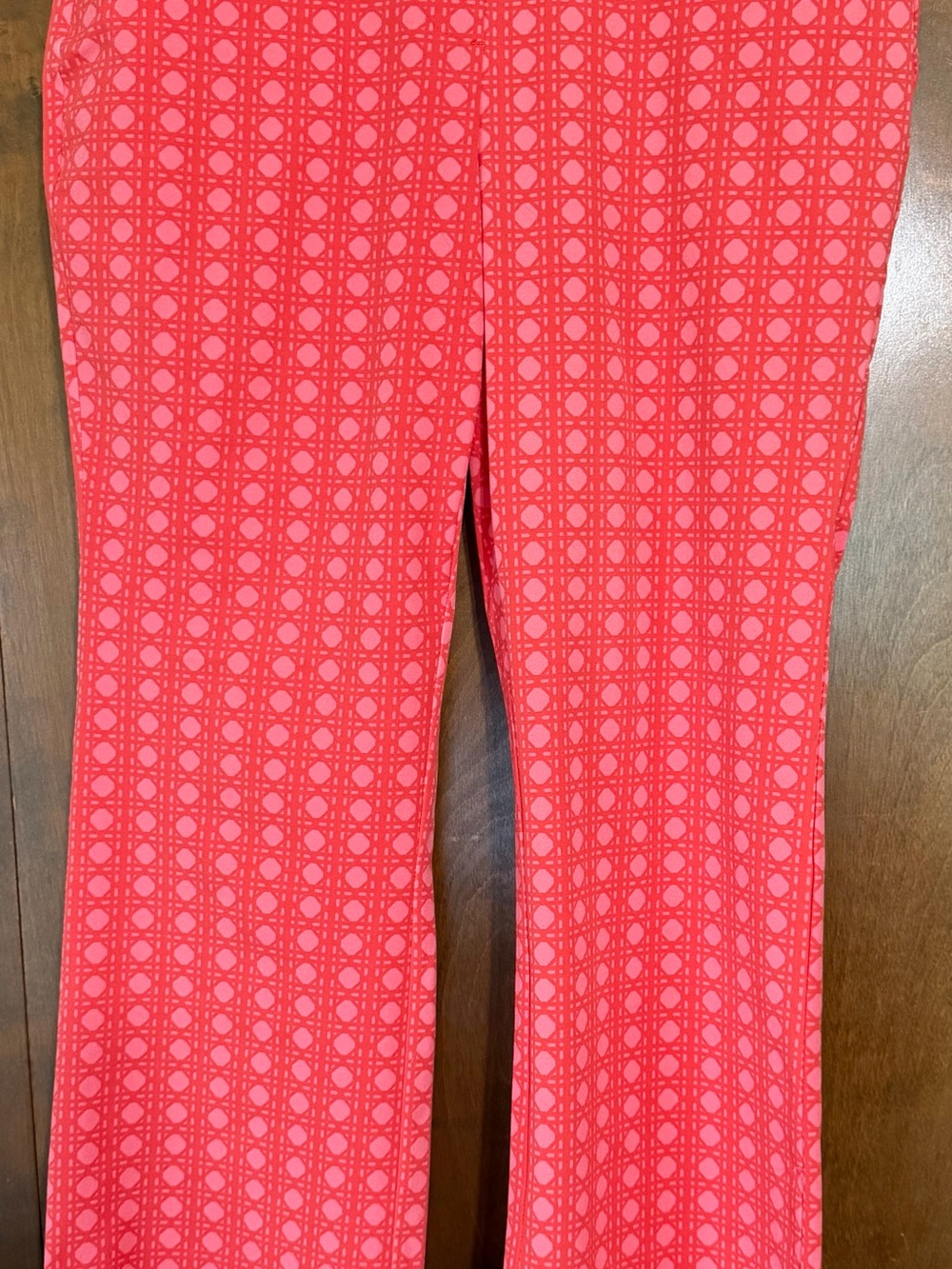 Spartina 449 Coral-Patterned Stretch Leggings